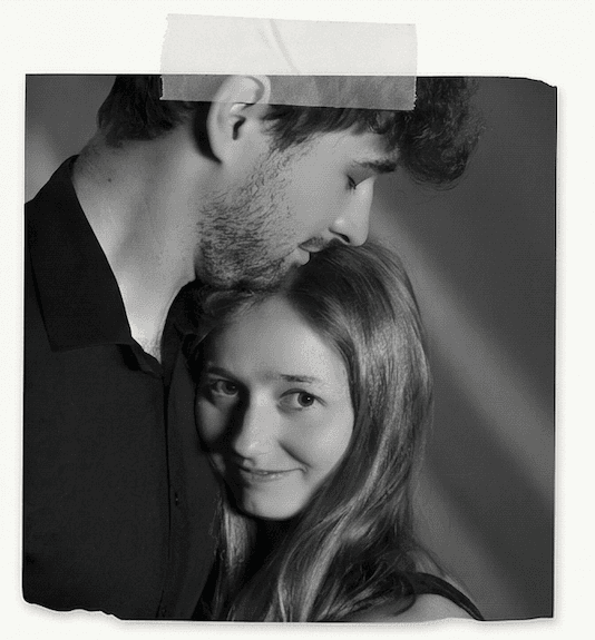 Wedding polaroid photo